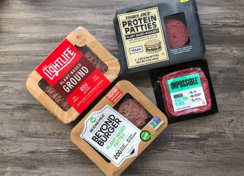 packaged beyond lightlife impossible and trader joes plant-based burgers