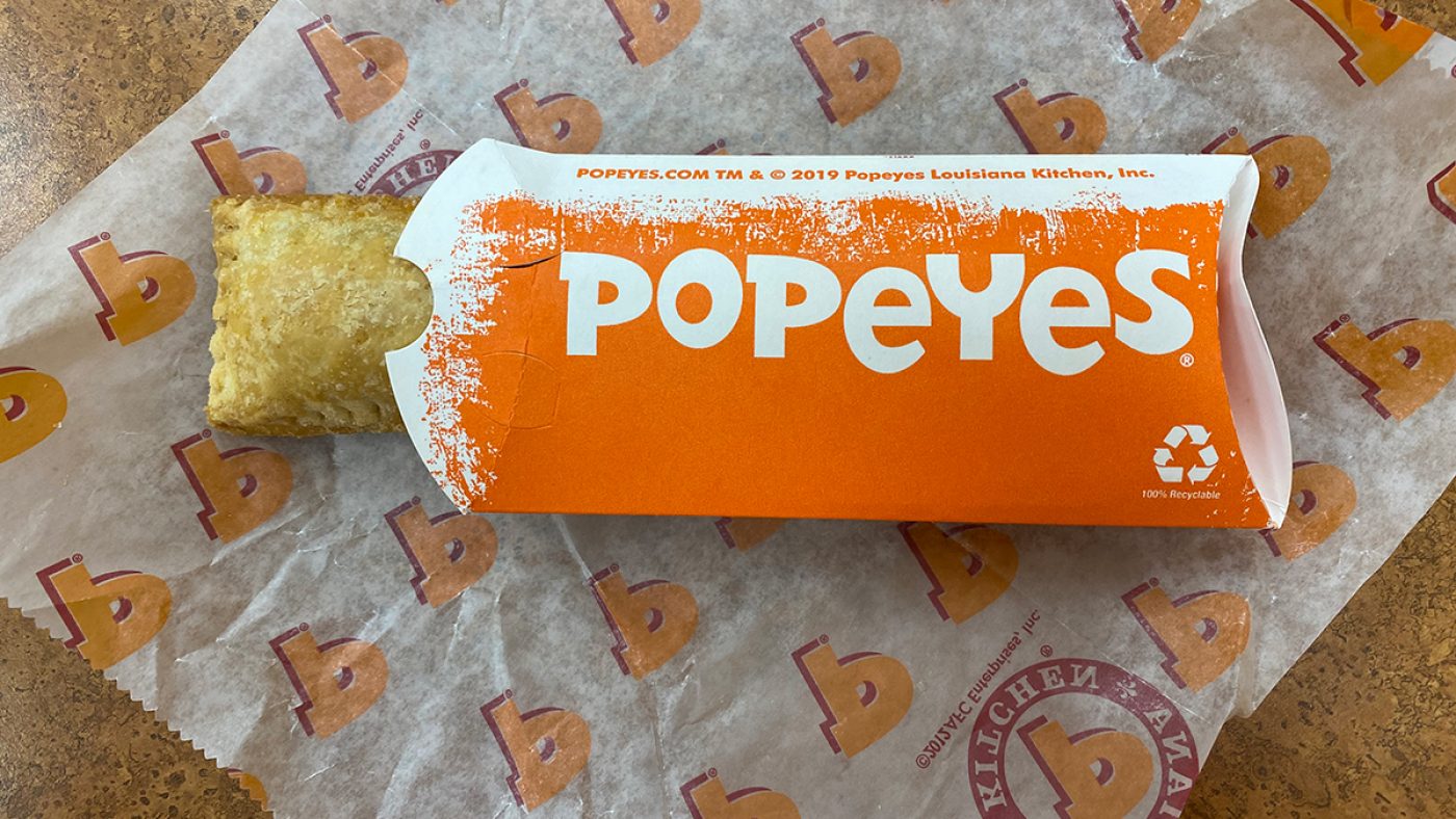 We Tried the Popeyes Strawberry Cheesecake Pie Eat This Not That