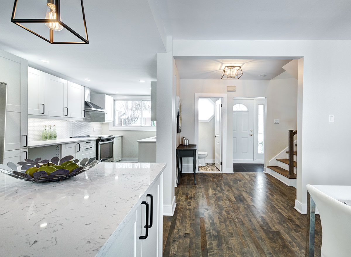 renovated white kitchen