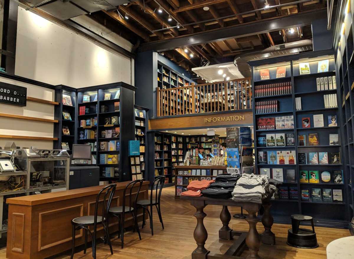 Interior of Shakespeare & Co. coffee shop in Philadelphia