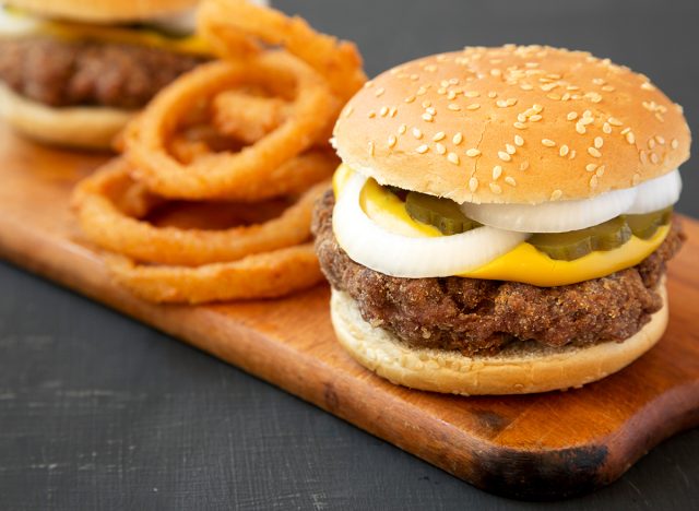 slugburger with onion rings