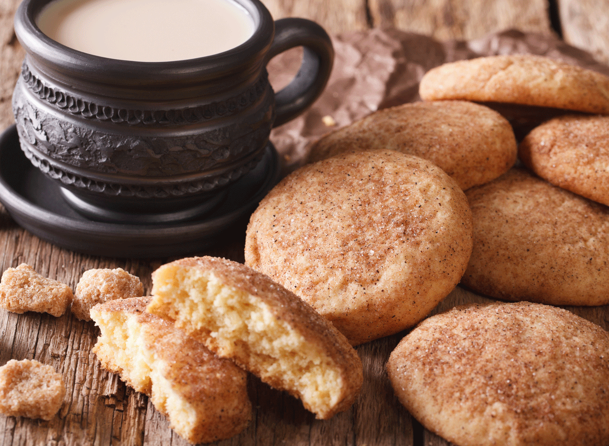 snickerdoodles and milk