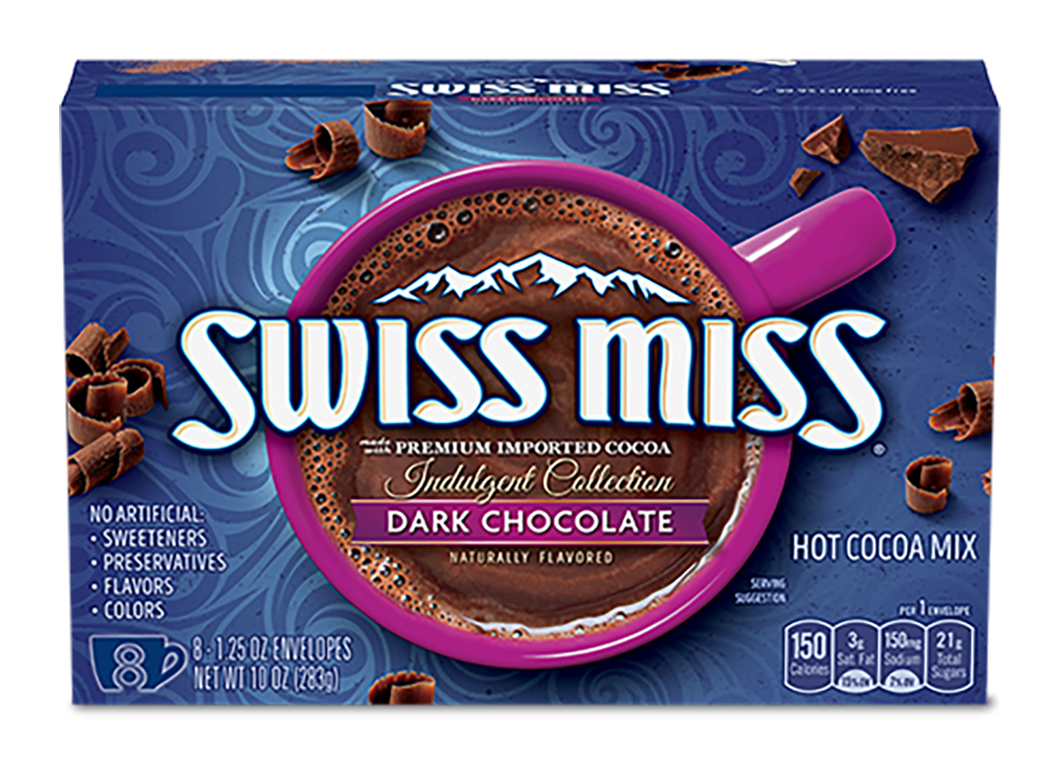 swiss miss dark chocolate hot cocoa mix