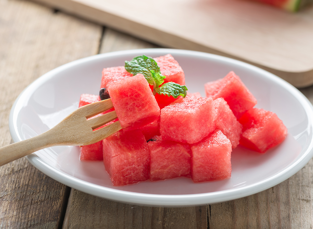 watermelon cubes