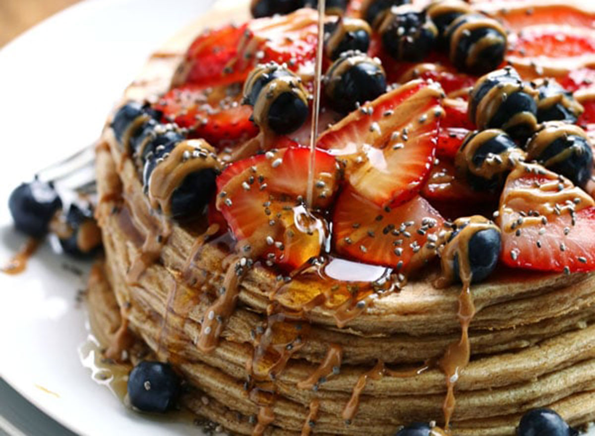 whole grain power pancakes