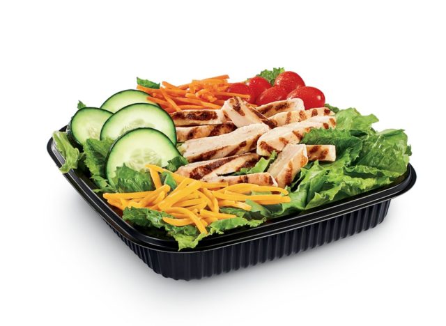 Grilled chicken salad Jack in the box