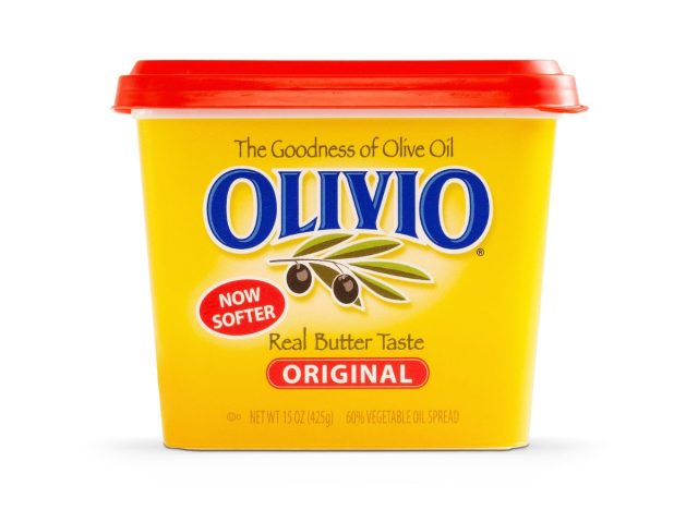 container of Olivio on a white background