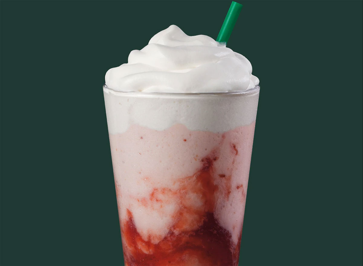 strawberry frappuccino