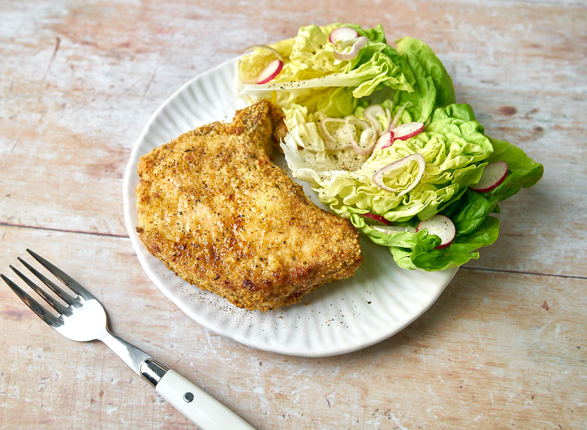 air fryer breaded pork chop 1