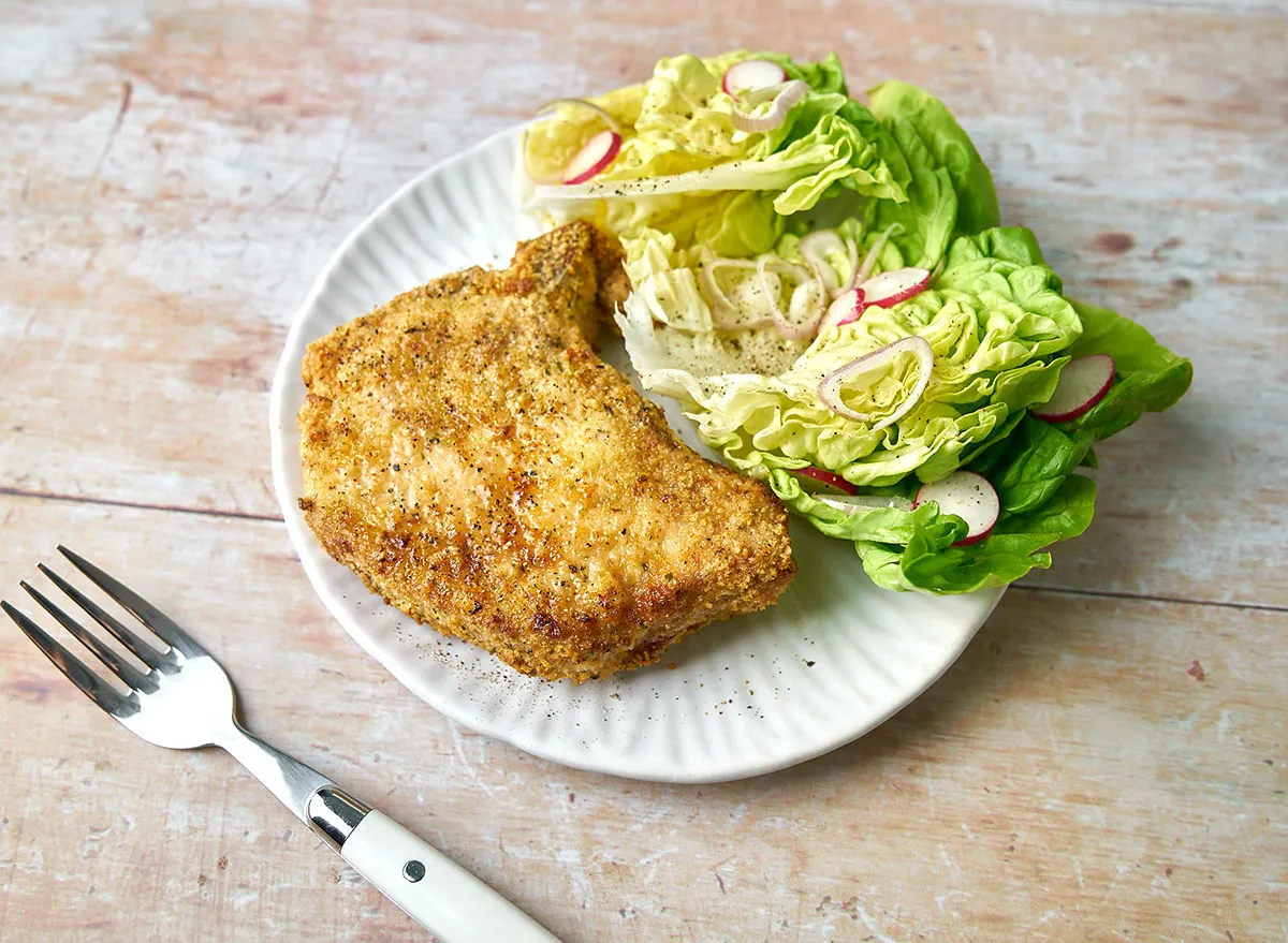 Our Crispiest Air Fryer Breaded Pork Chops — Eat This Not That