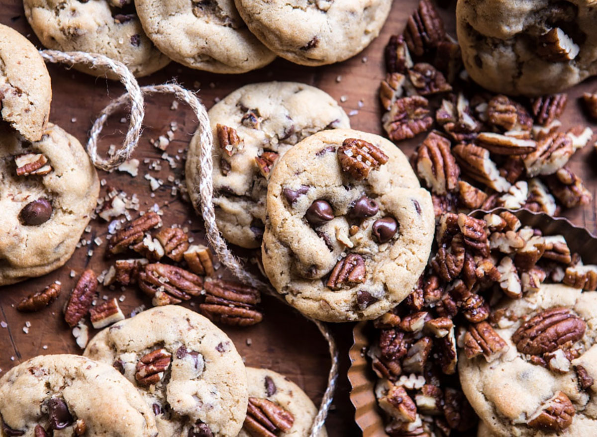 brown butter chocolate chip pecan cookies