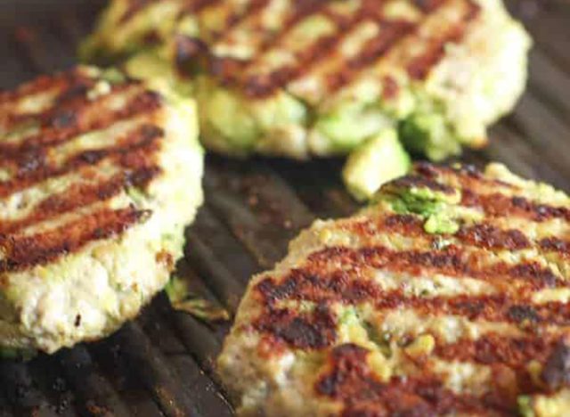 chicken avocado burgers