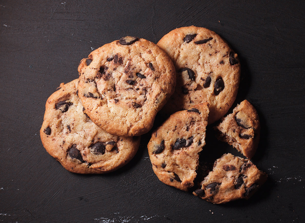 pile of chocolate chip cookies