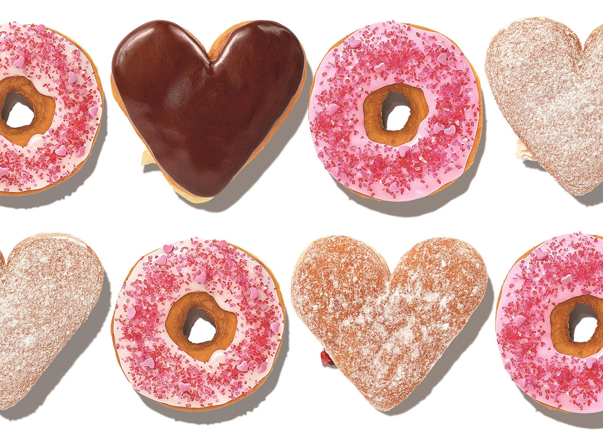 dunkin valentines day donuts