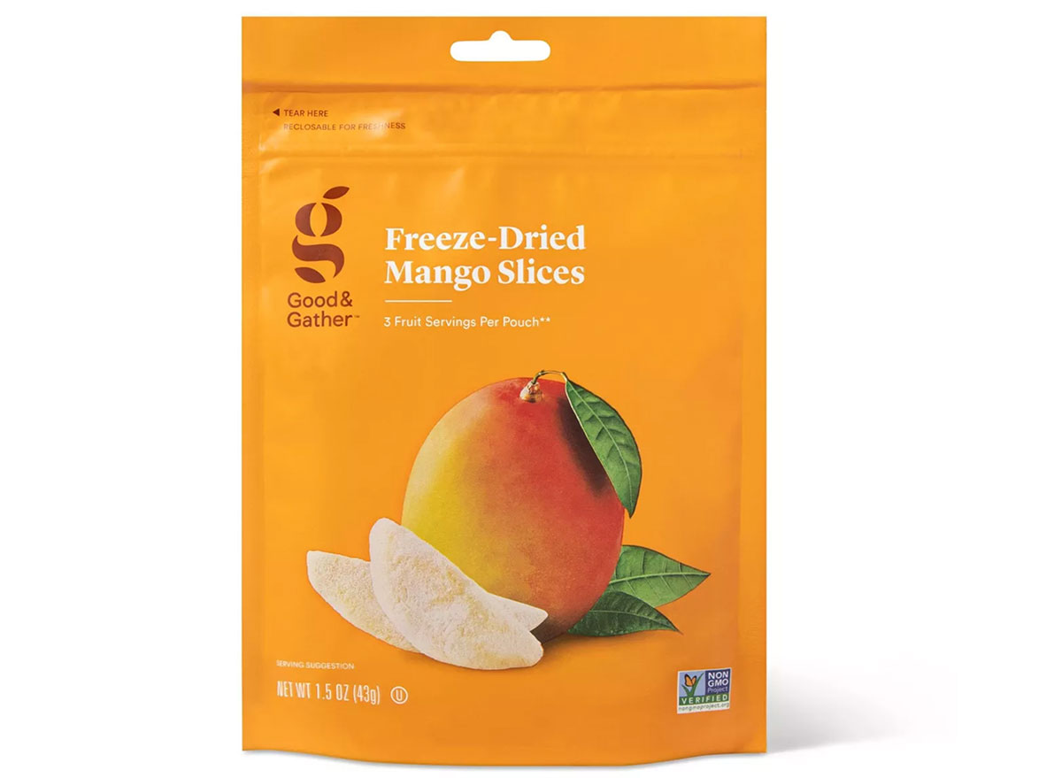 good and gather freeze dried mango slices
