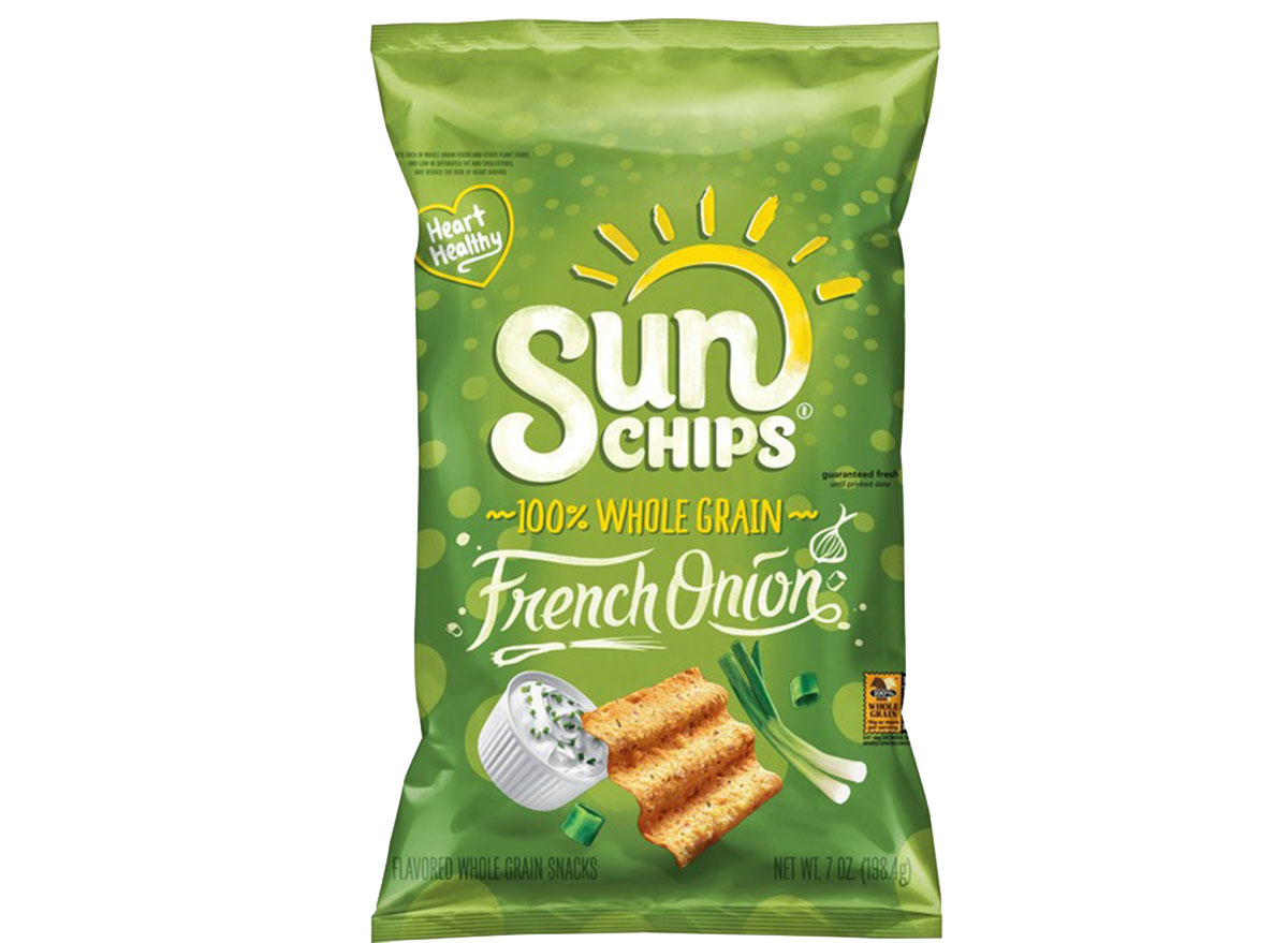 What are the healthiest chips? Nutrition of Sun Chips, baked and more.