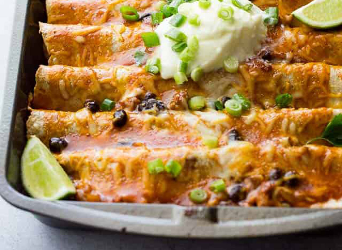 ground turkey enchiladas