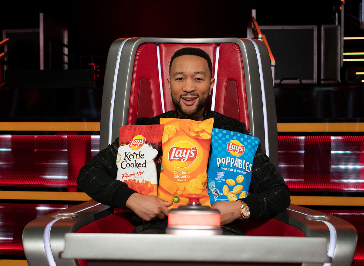 john legend lays chips