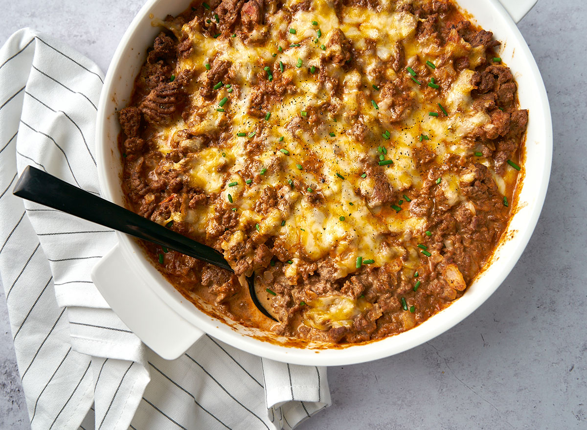 keto cheeseburger casserole 2