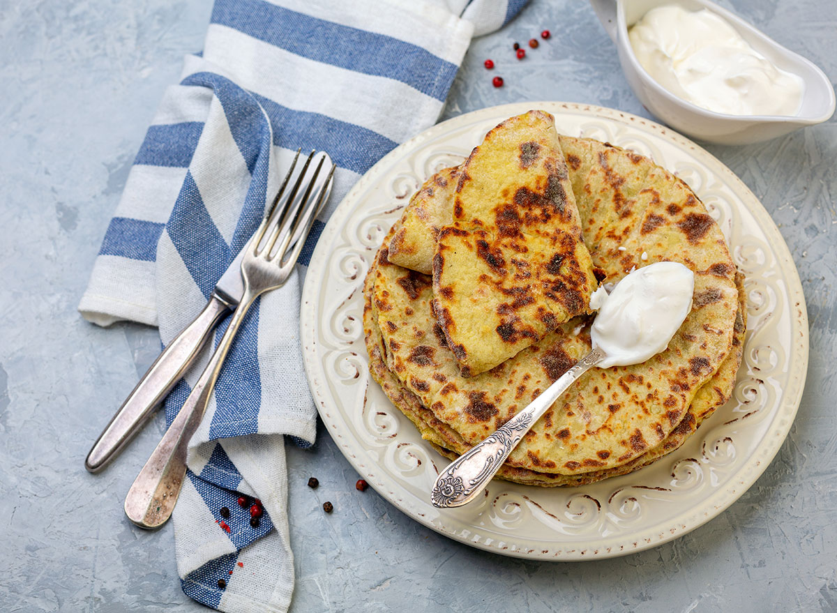 Lefse dish