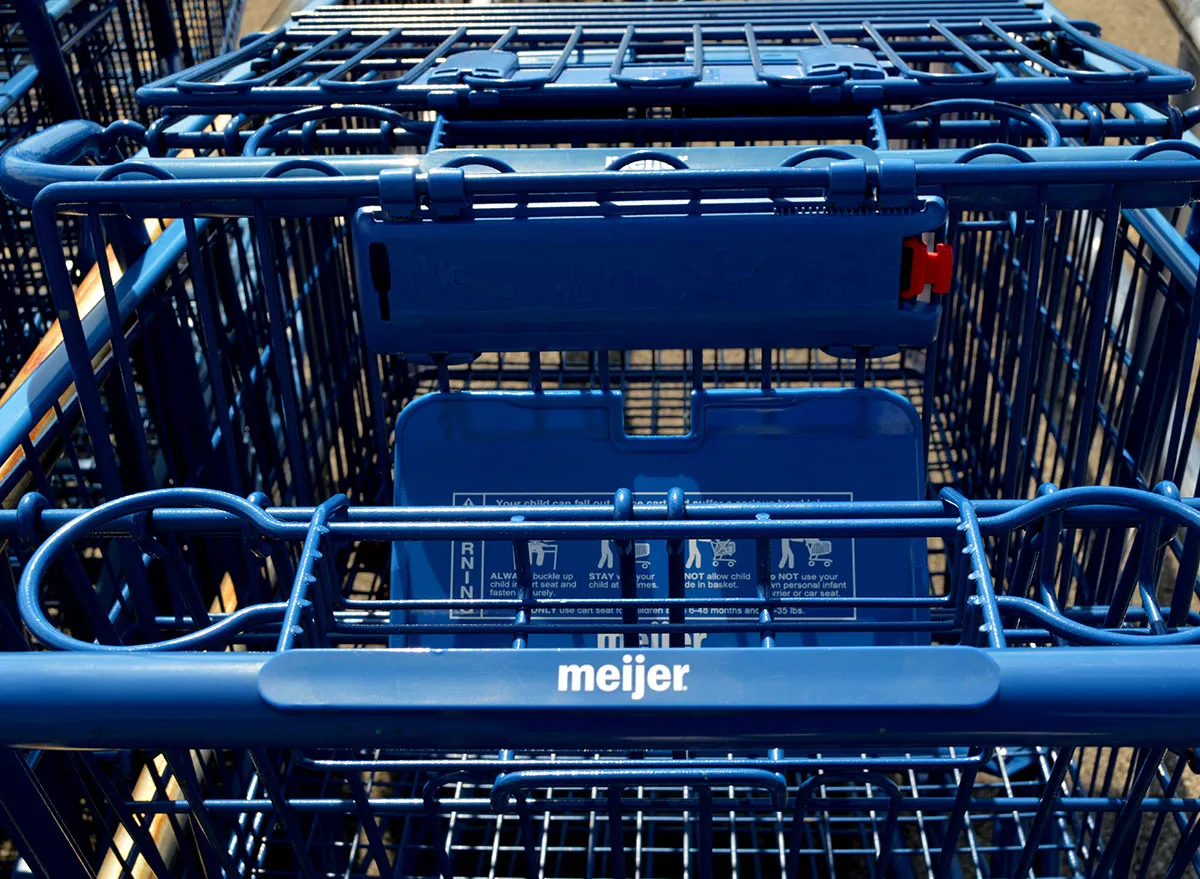 meijer grocery cart