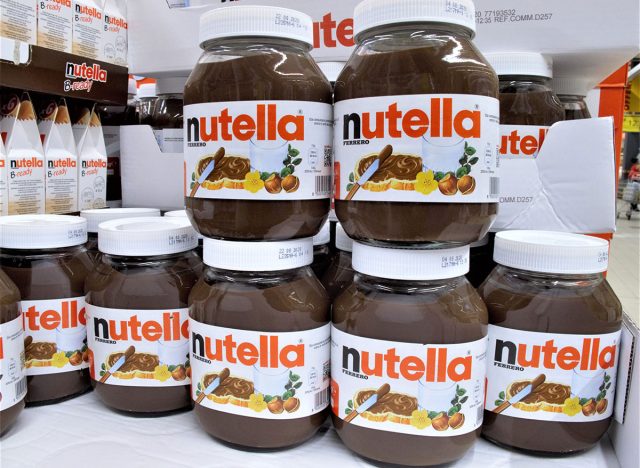 nutella at the supermarket