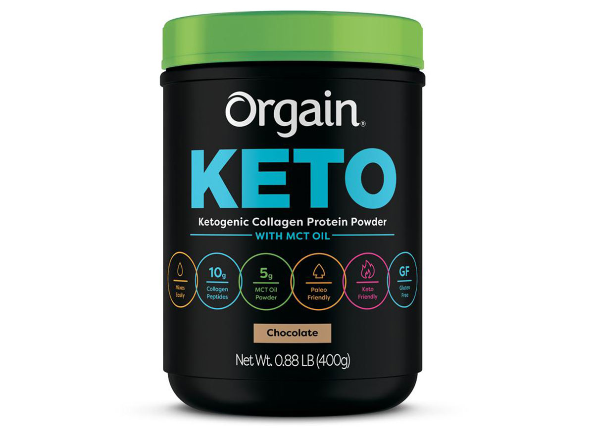 orgain organic keto protein powder