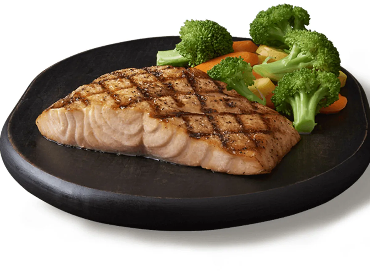 outback steak grilled salmon