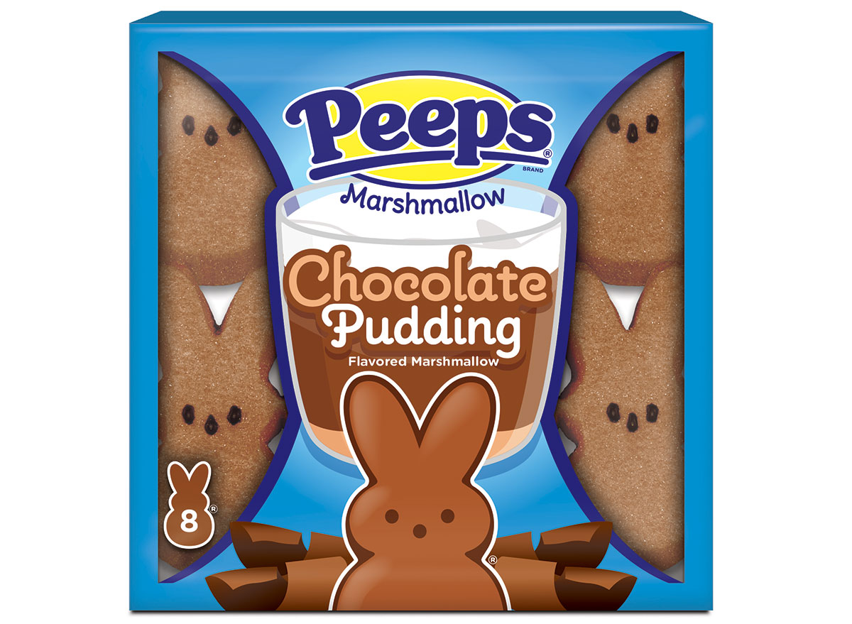 peeps chocolate pudding