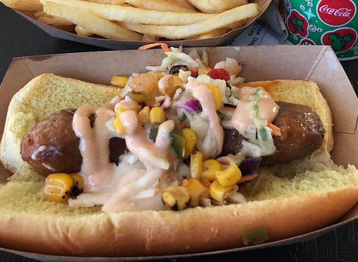 plant-based slaw dog