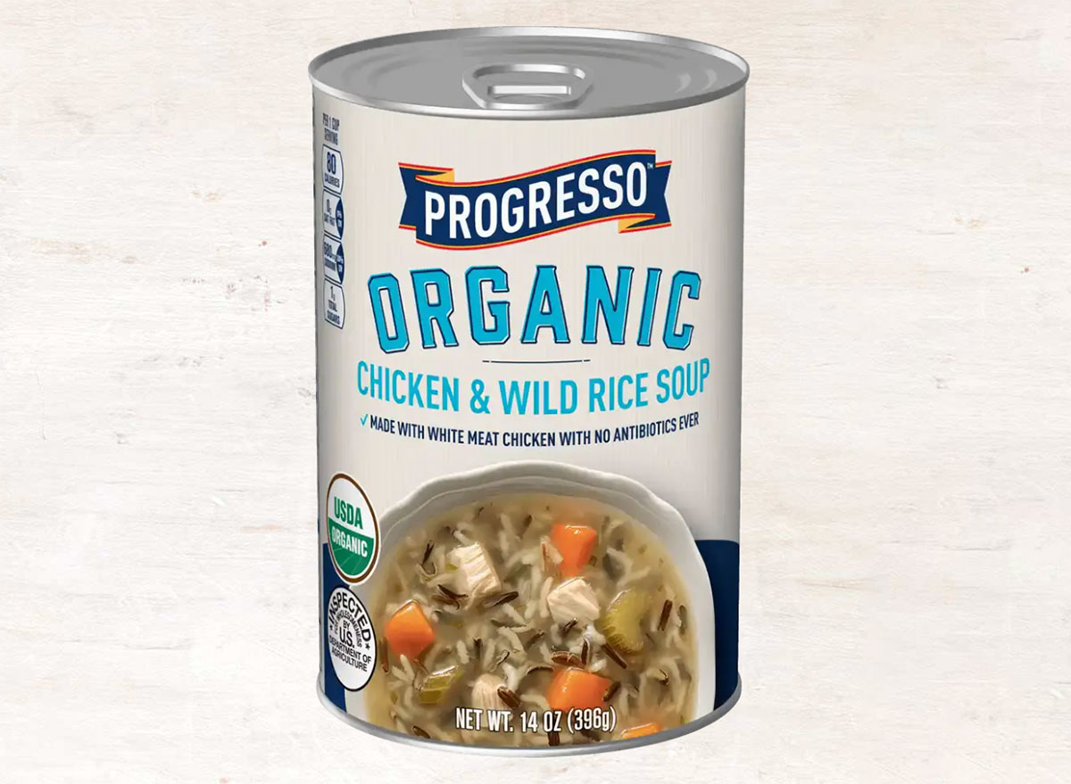 progresso organic chicken and wild rice soup