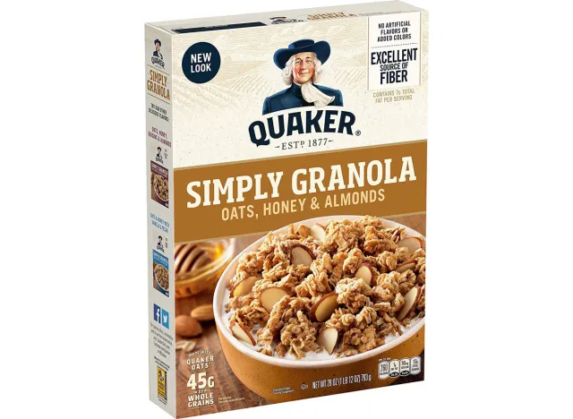 Quaker Simply Granola Oats, Honey & Almonds