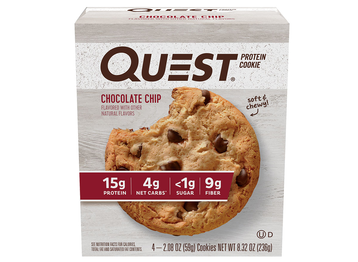 quest chocolate chip cookie