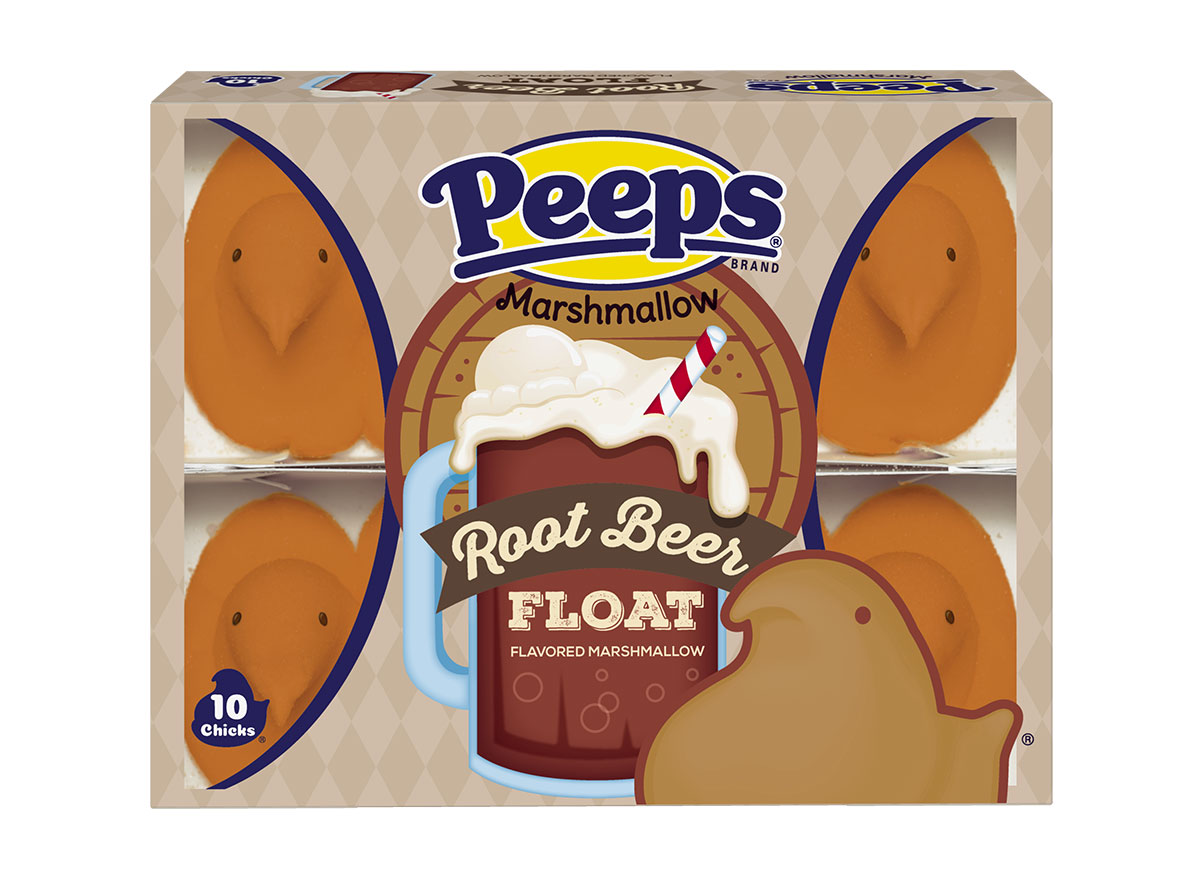 root beer float peeps