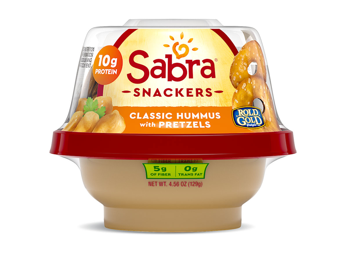 sabra snackers hummus and pretzels