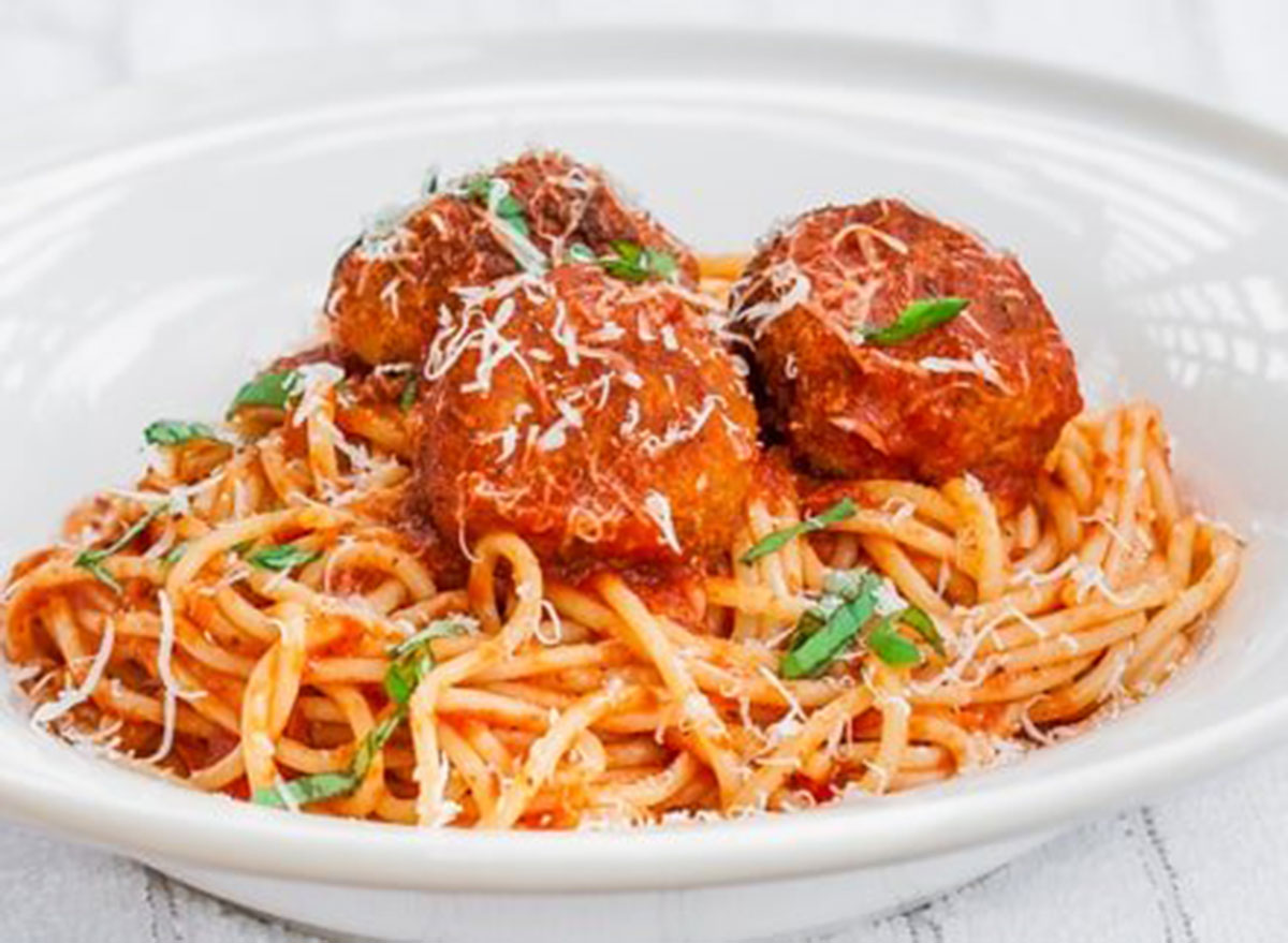 spaghetti and meatballs