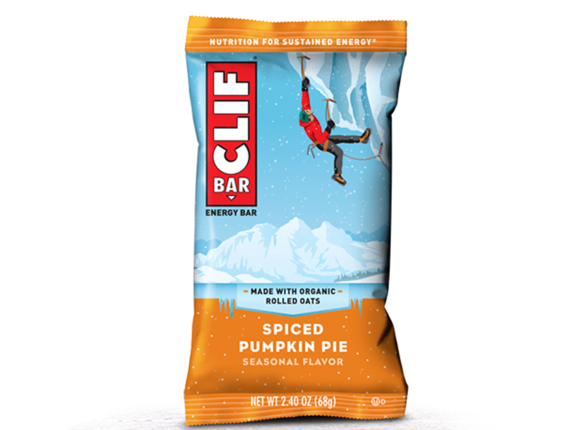 spiced pumpkin pie clif bar