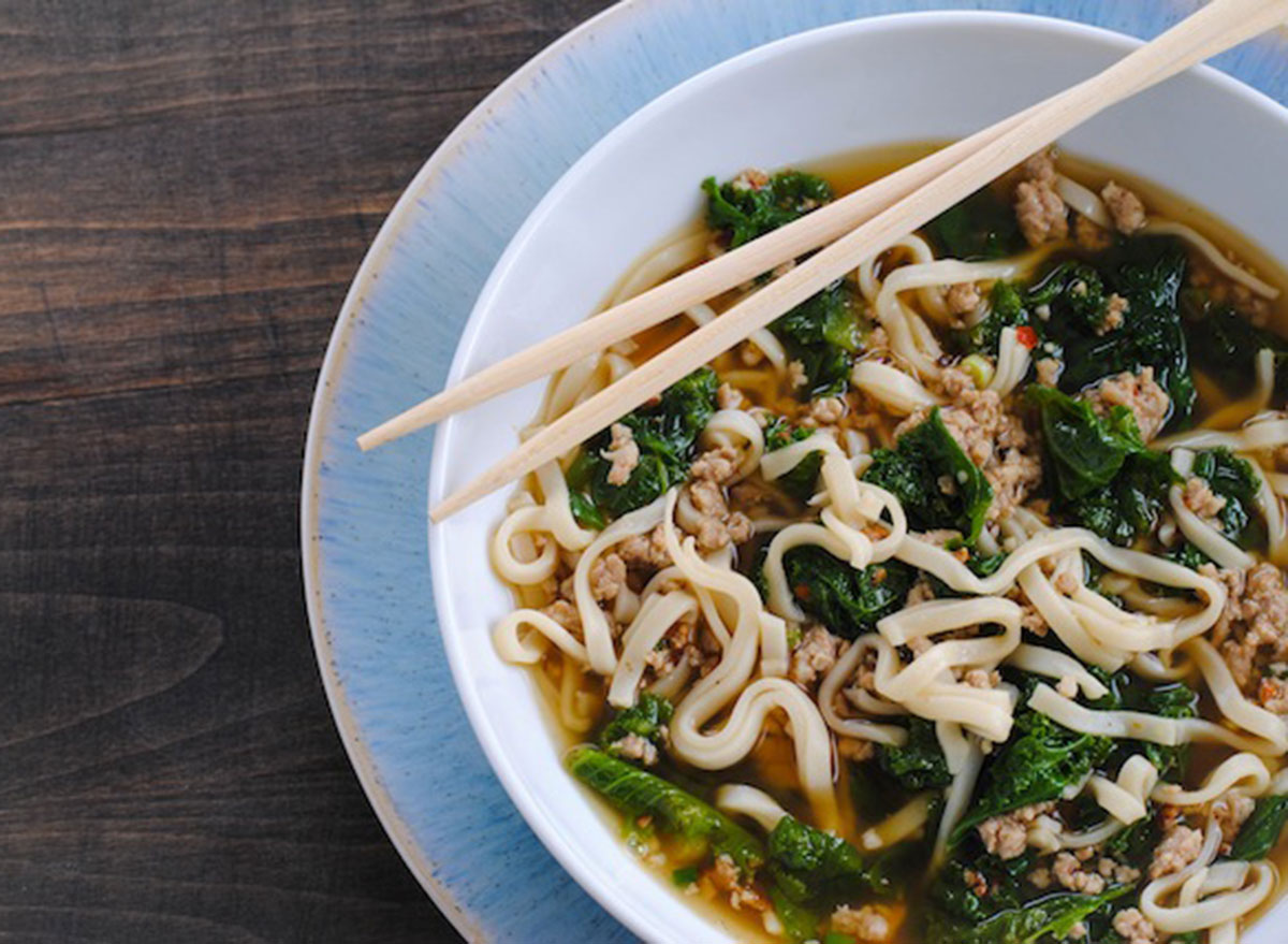 spicy pork mustard soup