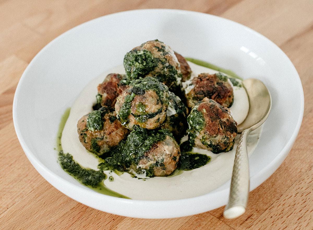 spinach turkey meatballs