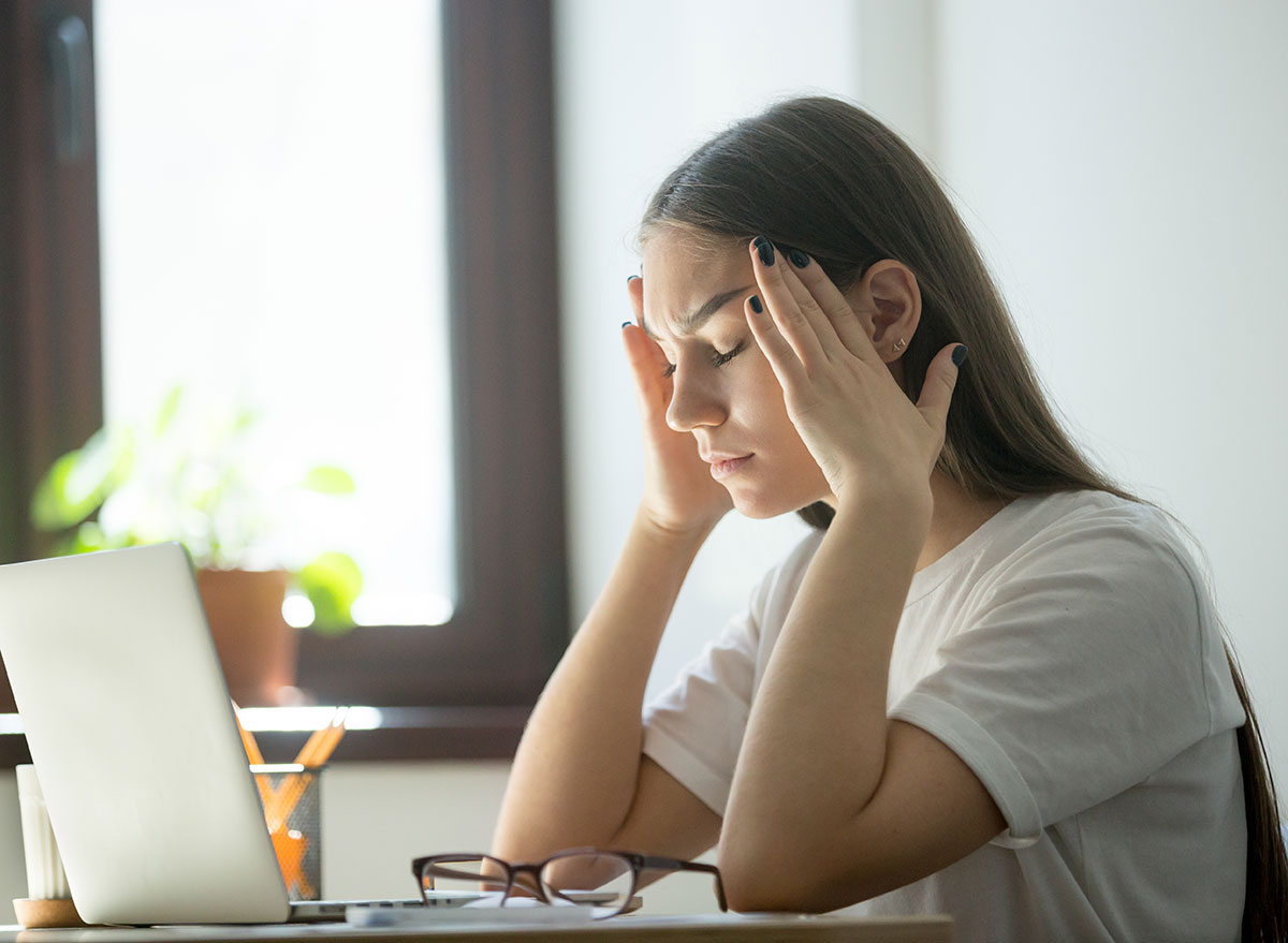 stressed woman