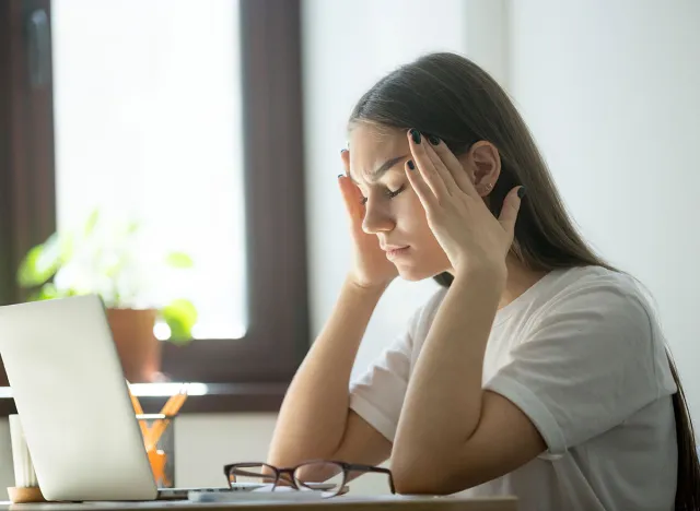 stressed woman