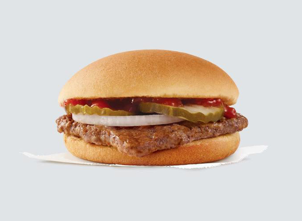 Wendys jr hamburger