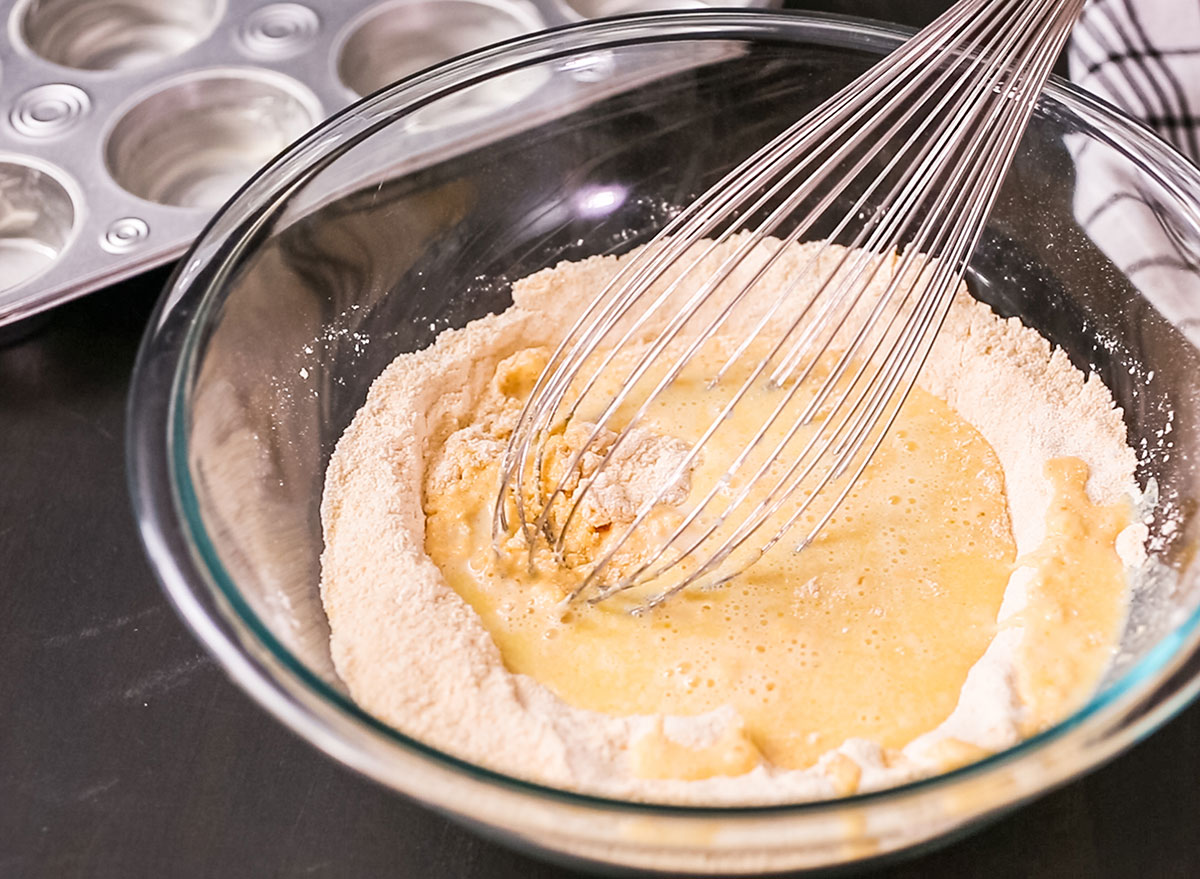 whisking batter