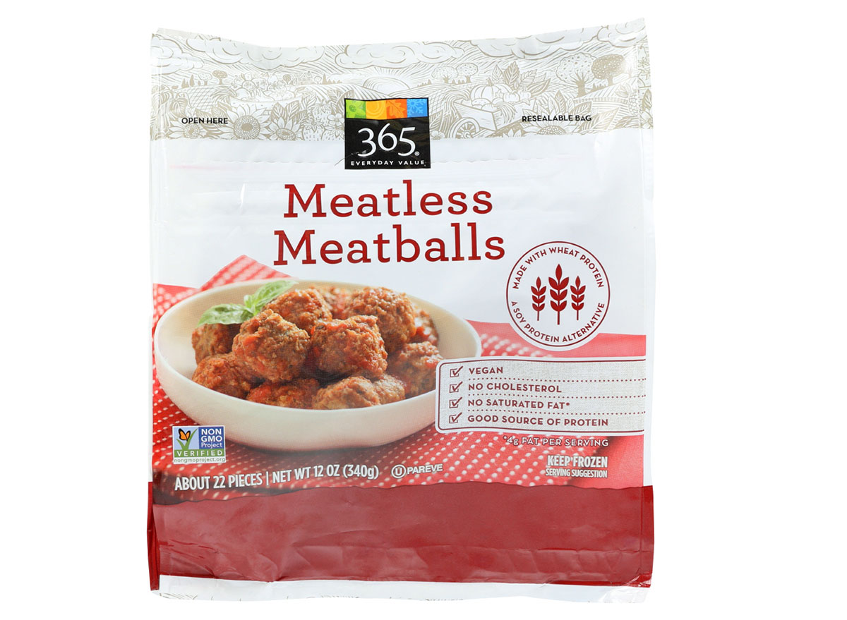 365 meatless meatballs