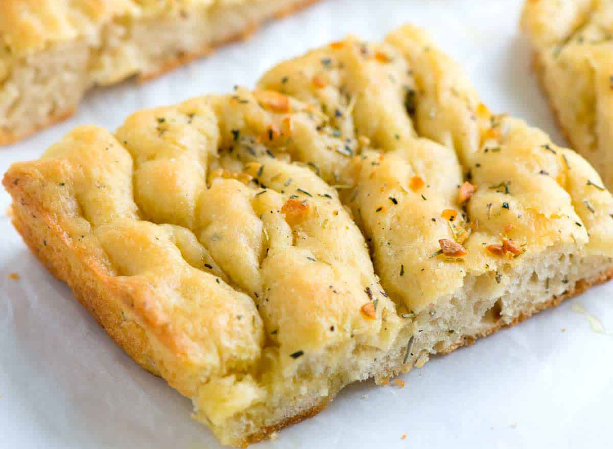 Rosemary Garlic Focaccia Bread from Inspired Taste
