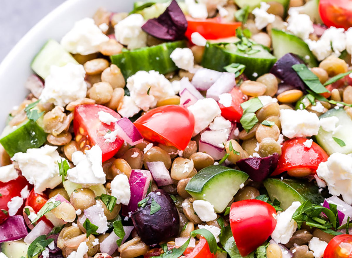 Mediterranean Lentil Salad recipe from Recipe Runner