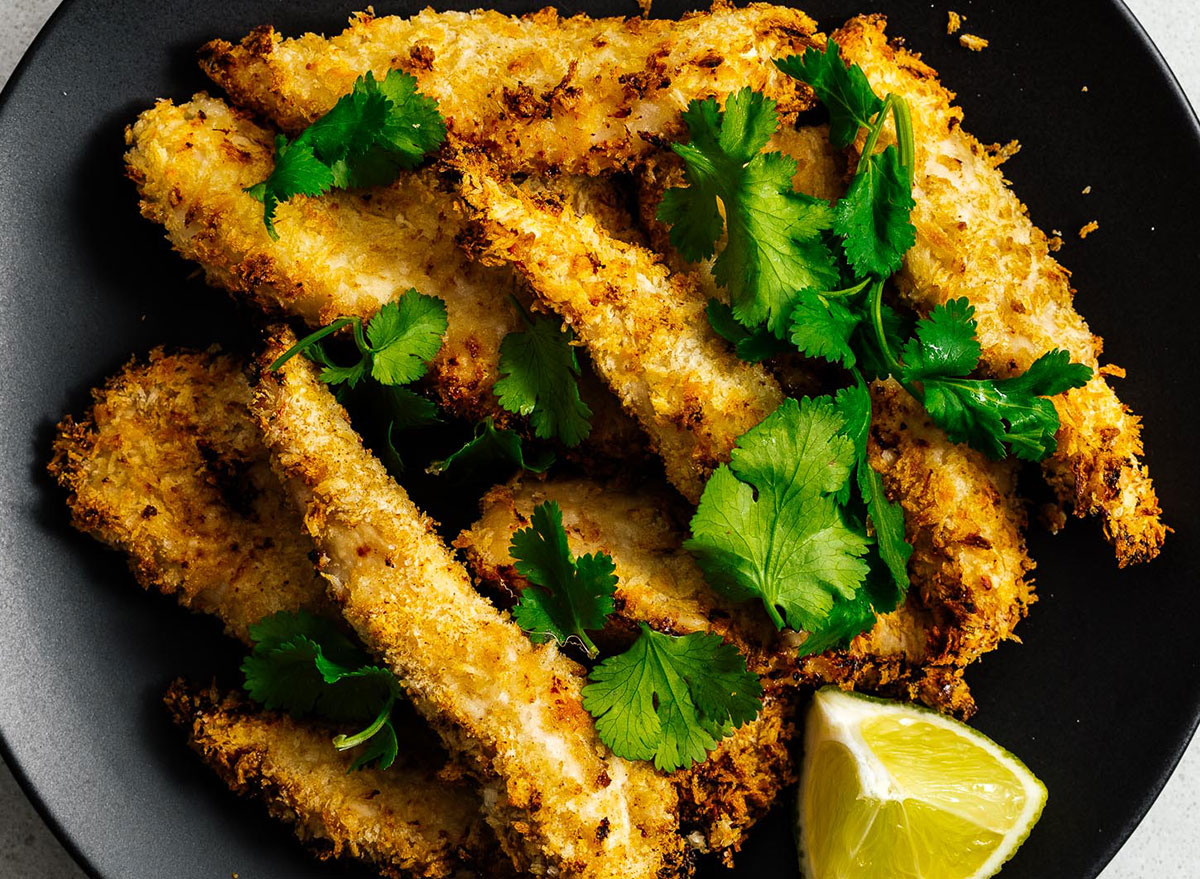 Crispy Air Fryer Chicken Strips.