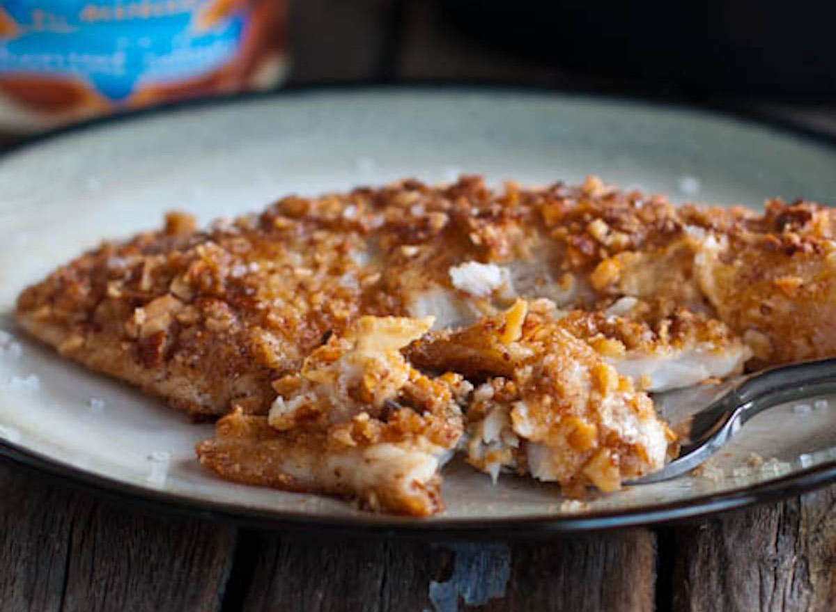 almond crusted tilapia