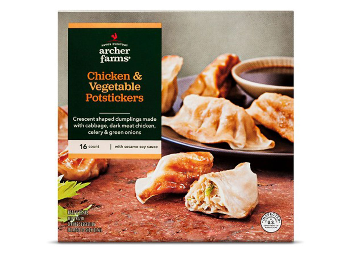 archer farms chicken vegetable potstickers