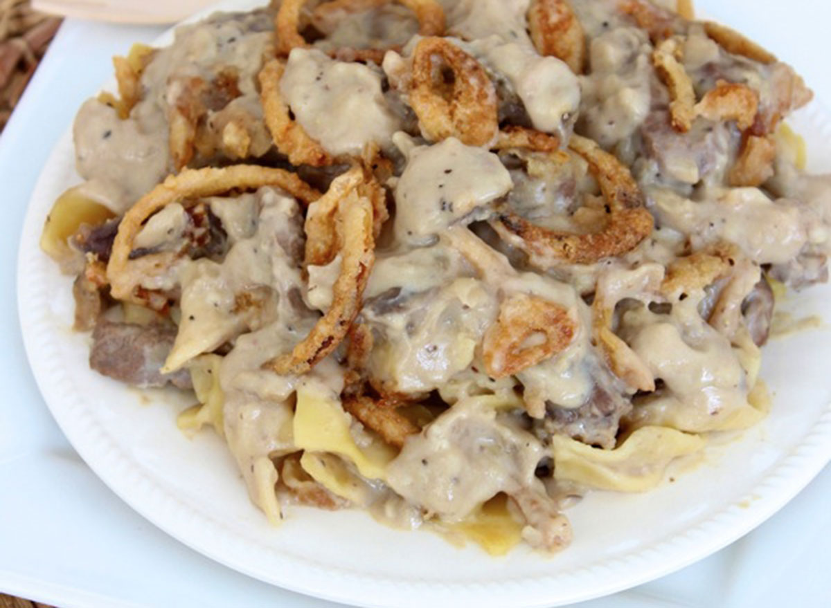 beef stroganoff casserole